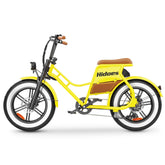 Electric Bike  Hidoes HD-C8 - Motor 700W Battery 48V17AH 20 Inch Tires Disc Brakes - Yellow